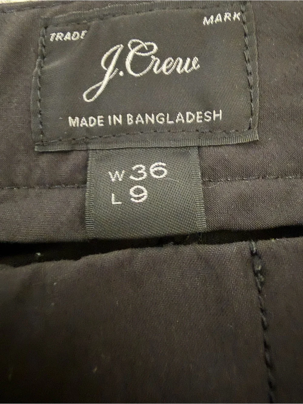 J. Crew wicking moisture